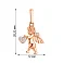 Золота підвіска Янгол з фіанітами (арт. 440557) – зображення 4