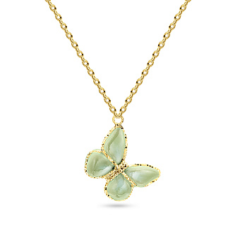 Колье из золота Francelli с бабочкой из керамики (арт. 352369жкмз)