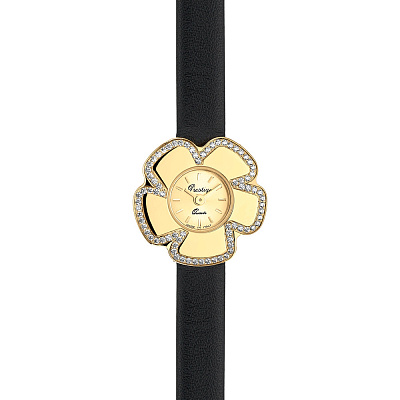 Жіночий золотий годинник з фіанітами (арт. 260144ж)