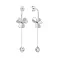 Серьги из серебра с подвесками и фианитами (арт. 7518/7194) – изображение 1