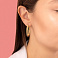 Серьги-кольца из желтого золота (арт. 1091621/30ж) – изображение 3