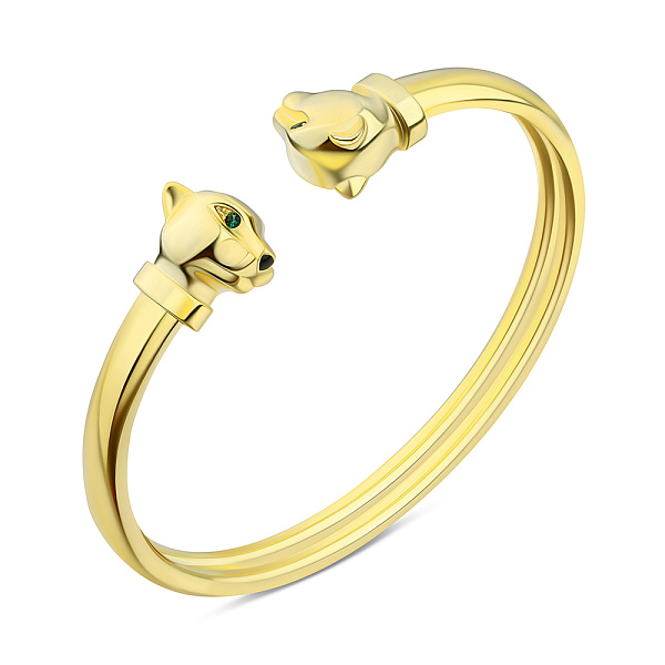 Серебряный браслет Пантера с альпинитами (арт. 7509/4803жаз) – изображение 1