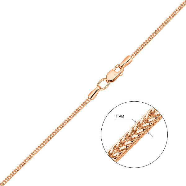 Цепочка из золота плетения Спига квадратная (арт. ц303503с) – изображение 2