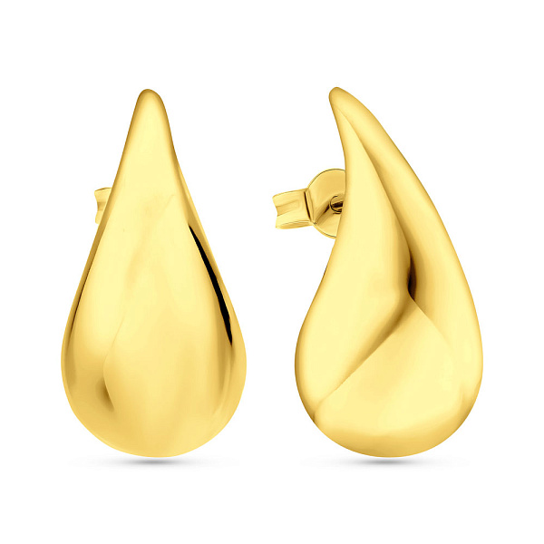 Сережки з жовтого золота Крапля (арт. 1091497/2ж) – зображення 1