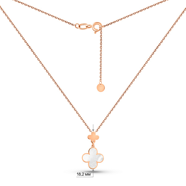 Золотое колье с эмалью (арт. 360207еп) – изображение 6