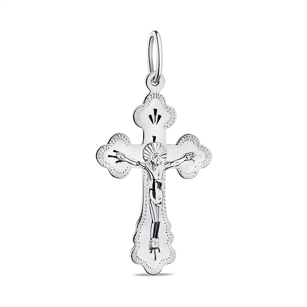 Серебряный крестик с распятием (арт. 7504/2-8081.0.2) – изображение 1