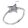 Серебряное кольцо Звезда с фианитами (арт. 7501/К2Ф/1129-16,5) – изображение 2