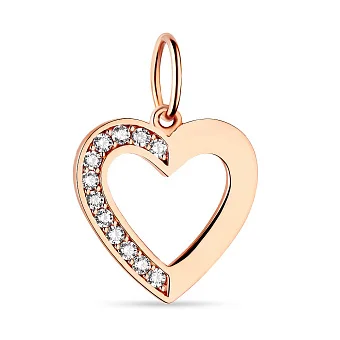 Кулон з червоного золота (арт. 424259/15)