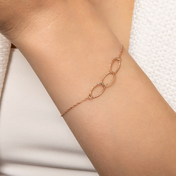 Браслет з червоного золота (арт. 326939) – зображення 2