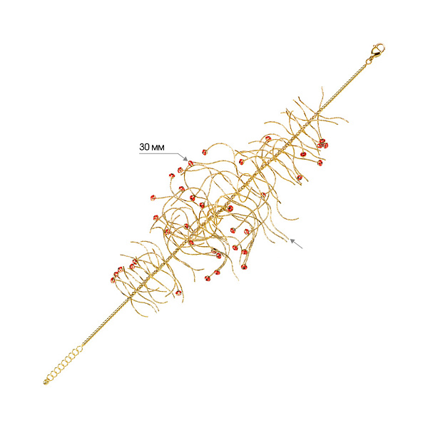 Золотий браслет Francelli (арт. 323018жк) – зображення 2