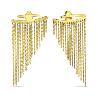 Золотые серьги-подвески Francelli (арт. 1092060ж)