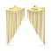 Золотые серьги-подвески Francelli (арт. 1092060ж) – изображение 1