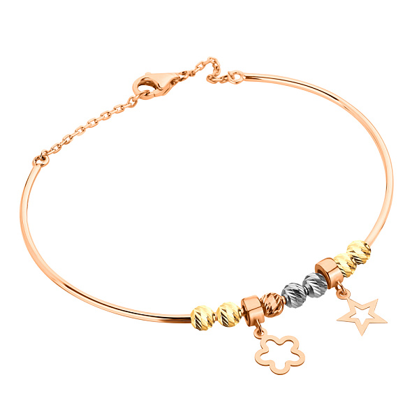 Золотий браслет з підвісками (арт. 324313П2) – зображення 1