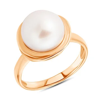 Золота каблучка з перлиною (арт. 153227)