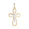Хрестик золотий з розп'яттям (арт. 511211нрши) – зображення 1