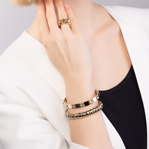 Браслет Francelli з жовтого золота (арт. 326106ж) – зображення 2