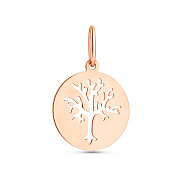 Фото Подвеска из красного золота Дерево жизни (арт. 440950)