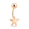 Золотой пирсинг в пупок (арт. 360243) – изображение 1