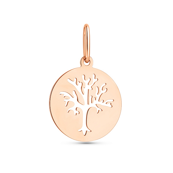 Подвеска из красного золота Дерево жизни (арт. 440950) – изображение 1