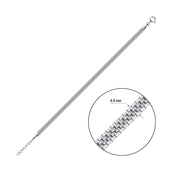 Браслет из серебра (арт. 7509/4193) – изображение 2