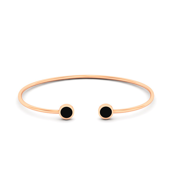 Золотой браслет Лýна с эмалью (арт. 340082еч) – изображение 1