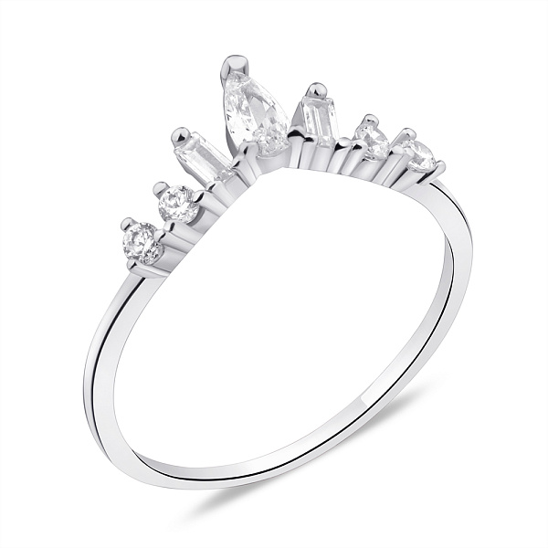 Серебряное кольцо с фианитами (арт. 7501/5967) – изображение 1