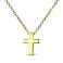 Кольє срібне Хрестик з жовтим родіюванням (арт. 7507/1750ж) – зображення 1