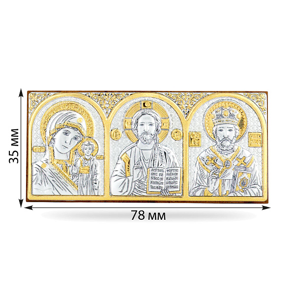 Икона Триптих (арт. AР-1/G) – изображение 2