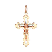 Золотий натільний хрестик (арт. 522101)