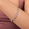 Серебряный браслет с дорожкой из фианитов (арт. 7509/5242) – изображение 2