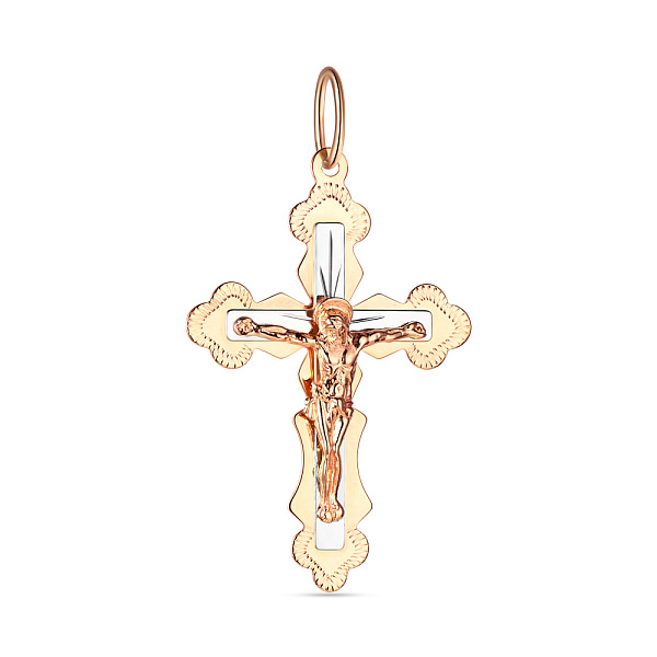 Золотий натільний хрестик (арт. 522101) – зображення 1