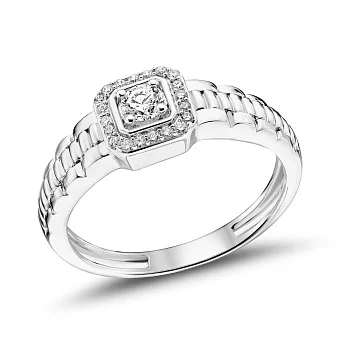 Золотая печатка с бриллиантами (арт. К341414040б)