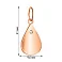 Золотой подвес Капелька с одним фианитом (арт. 424505) – изображение 2