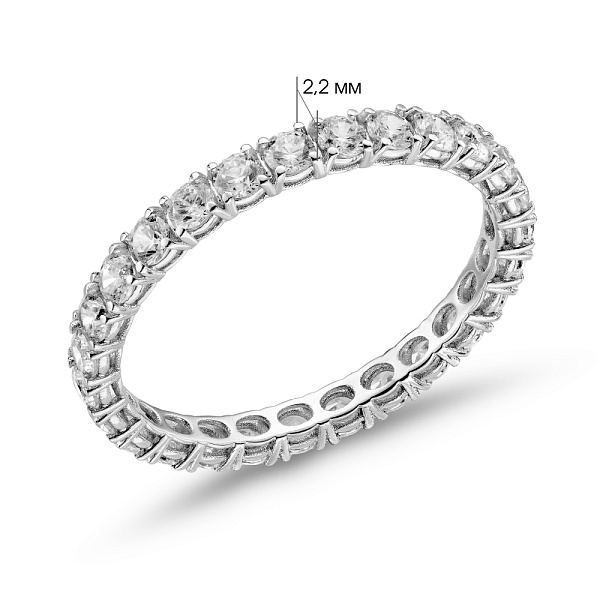 Золотое кольцо с бриллиантами (арт. К011953100б) – изображение 2