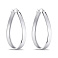 Серьги-кольца из серебра (арт. 7502/4260/40) – изображение 1