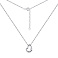 Серебряное колье "Сердечко" без камней (арт. 7507/499) – изображение 2