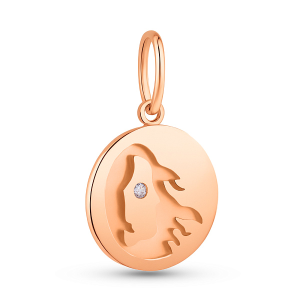 Золотой подвес Дева (арт. 424739дв) – изображение 1