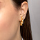 Золотые серьги Francelli (арт. е1091759ж) – изображение 2