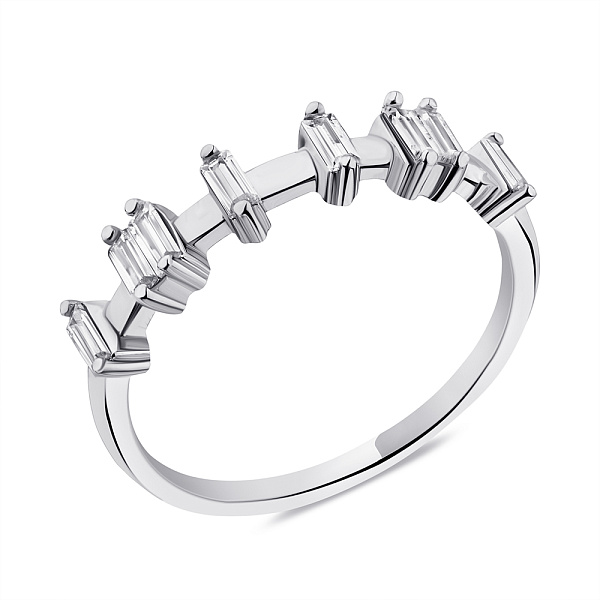 Серебряное кольцо с фианитами (арт. 7501/6238) – изображение 1
