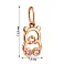 Підвіска з червоного золота Ведмедик з фіанітами (арт. 441287р) – зображення 4