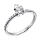 Серебряное кольцо с фианитами (арт. 7501/1107кю) – изображение 2