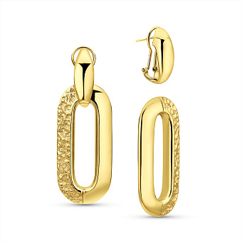 Фото Сережки Francelli з жовтого золота (арт. е1091883ж)