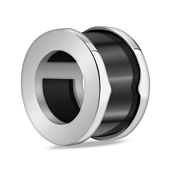 Золотой шарм с ониксом (арт. 423164/2бо)