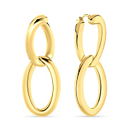 Длинные серьги Francelli из желтого золота (арт. е108933ж)