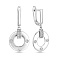 Серебряные серьги-подвески с фианитами (арт. 7502/10393) – изображение 1