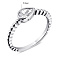 Серебряное кольцо с фианитом (арт. 7501/6705) – изображение 2