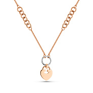 Колье из комбинированного золота (арт. 352892кб)