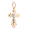Золотий хрестик з розп'яттям (арт. 512702) – зображення 1