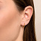 Серьги-кольца из желтого золота (арт. 121900/10ж) – изображение 2
