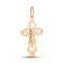 Золотой крестик с распятием (арт. 529801) – изображение 1